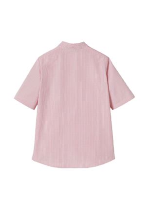 Camicia bambino ricamata in cotone rosso GUCCI KIDS | 804426XWA3M9541